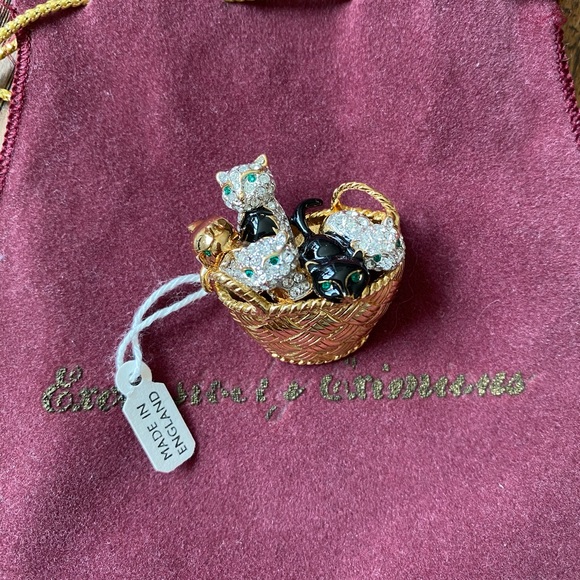 carolee basket of kittens brooch - Picture 3 of 3